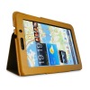 newest slim stand leather case for samsum galaxy tab 7.7 p6800