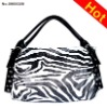 newest zebra print ladies hand bag