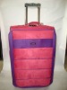 newly red Lint  luggage case from factory