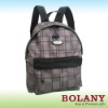 nice checked School Bag BO-BP3205