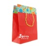 nice red drawing paper bag with rope handle