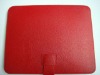 nice red leather folio briefcase/bag for lady's IPAD