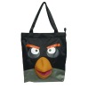 nice zipper black tote bag