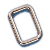 nickle metal bag buckle/zinc alloy bag square buckle