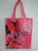 non vowen shopping bag with silk screen printing