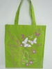 non vowen tote bag with silk screen printing