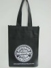 non vowen wine bag with silk screen printing