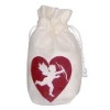 non woven drawstring bottle bag , bottle pouch