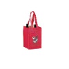 non-woven-pp woven-Nylon foldable Multi Zipper 1-2-4-6 wine and beer Bottle handle cooler carrier bag