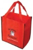 non-woven promotional tote bag of red wine