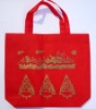 non-woven red bag