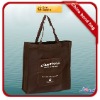 non woven reusable bag with front zip