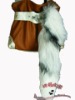 novel accessories large white fur fox tail