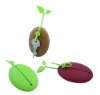 novelty coffe bean silicone key case