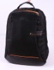 nylon and leather laptop backpack for 15.4''