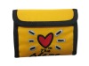 nylon embroider wallet