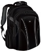 nylon laptop bag in black