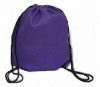 nylon purple drawstring backpack ADRW-038
