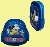 nylon school backpack with lovely cartoon