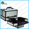 off-white cosmetic case,aluminum beauty case