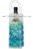 one bottle clear pvc wine bag ,Ice Cube Bottle cooler tote bag,ice bag,lunch sack,outdoor bag,promotion bag,fashion bag