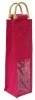 one bottle wine jute bag(NV-J014)