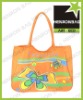 orange butterfly printing air express bag