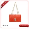 orange croco with golden chain bags(sp26116)