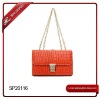 orange croco with golden chain bags(sp26116)