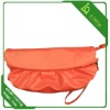 orange leather lady coin purse