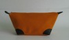 orange microfiber cosmetic bag