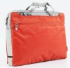 orange nylon computer bag