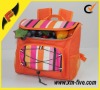 orange portable lunch pack