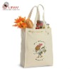 organic canvas messenger shopping bag