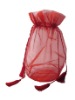 organza bag with tassel