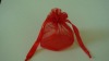 organza oval bottom pouch