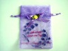 organza pouch with embroidery