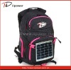 outdoor bag with solar panel