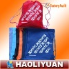 outdoors leisure polyester drawstring bag