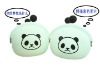 panda fashion candy colors jelly silicone zero purse key bag store content bag COINS