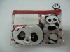 panda printing slider wallets bag