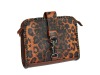 panther leather purse