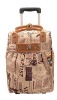 paper pattern luggage bag