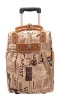 paper pattern luggage bag