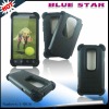 pc and silicone mobile phone combo case for HTC EVO 3D