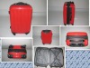 pc deep red 3 pcs  unicolor -print case/bags