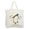 penguin printed shopping bag