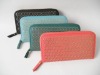 perforate PU ZIP WALLET