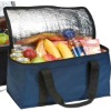 personalised large blue cooler bag, tidy food cooler bag
