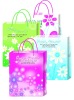 photo printed shopping bags/pvc hand bag/shopping bag/flower printed bag